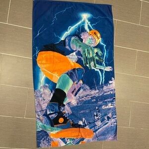 Hilasal Vintage Beach Towel Skateboard